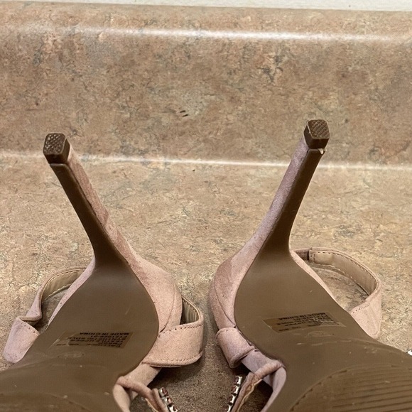 Bebe Calliope Rhinestone Square Toe Stiletto Heels Pink Women’s Size 9.5 - Picture 12 of 12